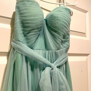 Jenny Yoo Annabelle Bridesmaid Dress in Mint Mist